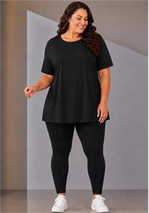 100% Cotton Relaxed Longline T-Shirt
